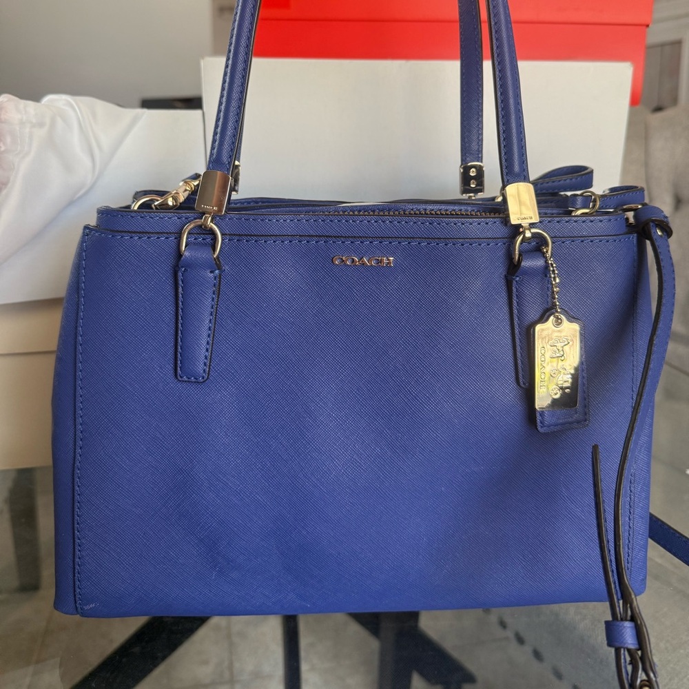 Coach Royal Blue Shoulder Bag